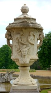 Urn by Jan Pieter van Baurscheit the Elder, Antwerp, early 1700s - Waddesdon Manor - Buckinghamshire, England - DSC07850