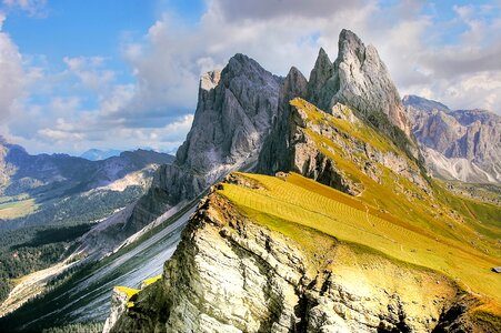 South tyrol view alpine photo