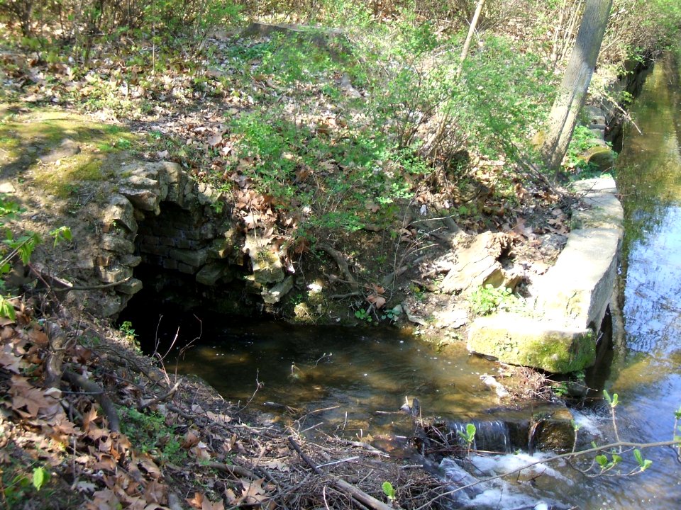 Usa Mündung Auslass Kleiner Teich