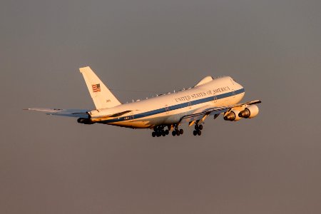 USAF E-4 Takeoff Tinker AFB