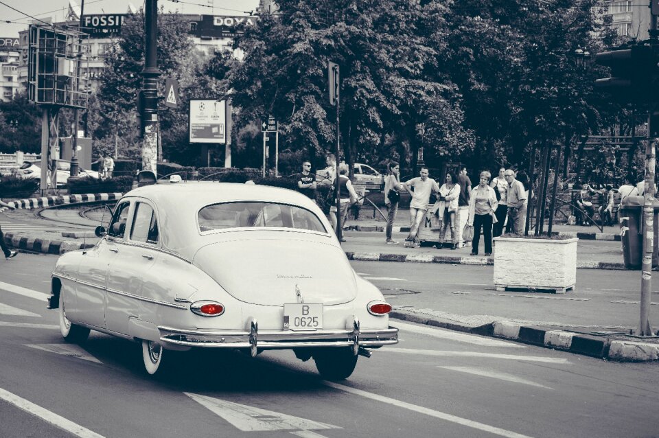 Classic style vintage cars