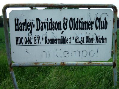Usa OM Kremermühle 1 Schild