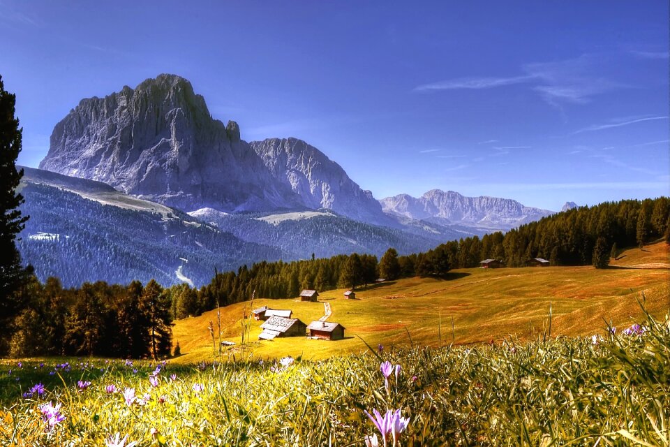South tyrol view alpine