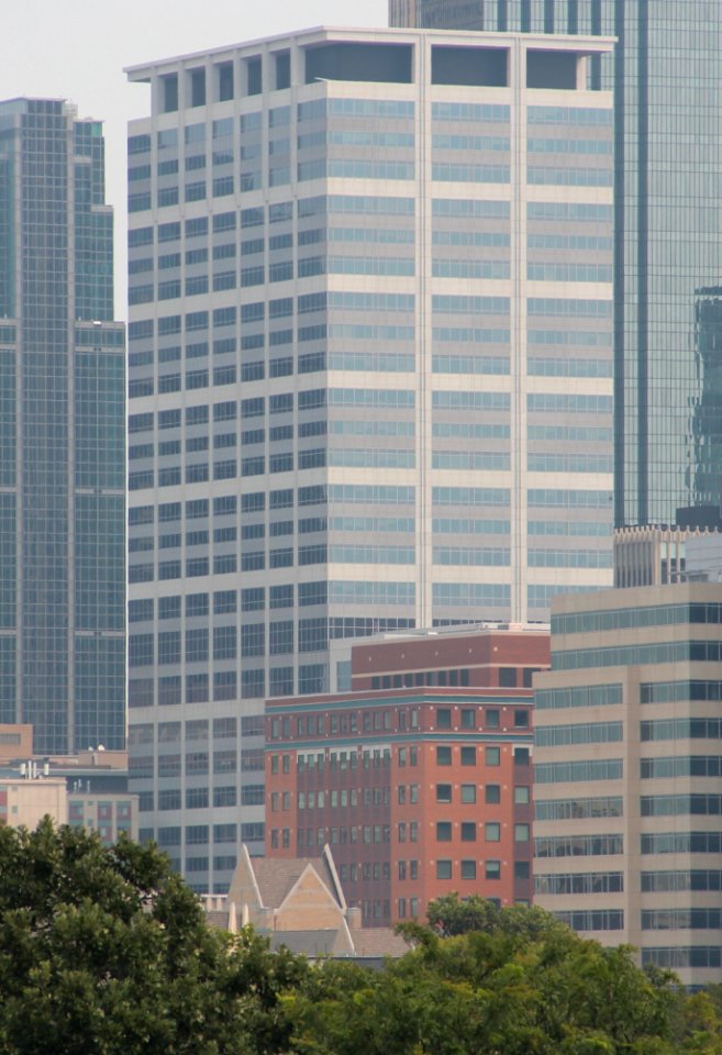 US Bancorp Center from Walker Art Center roof, Minneapolis, August 2018