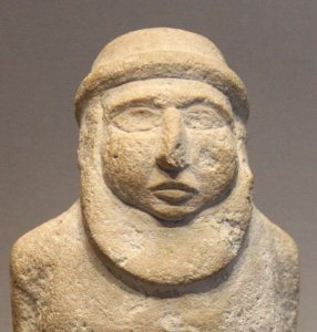 Uruk period priest King circa 3300 BC portrait