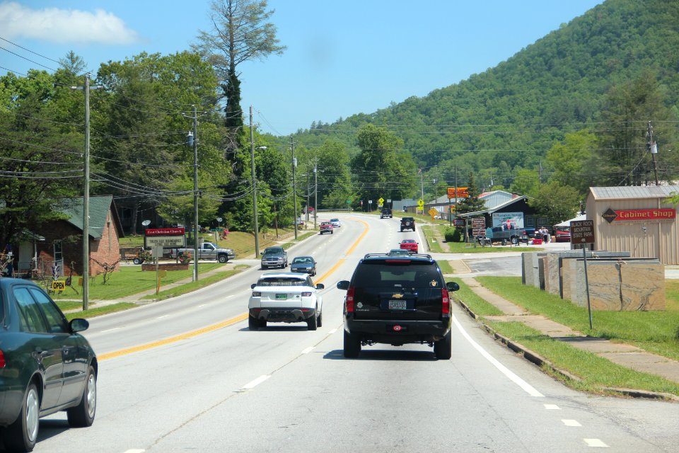 US 23 in Mountain City, Georgia May 2017