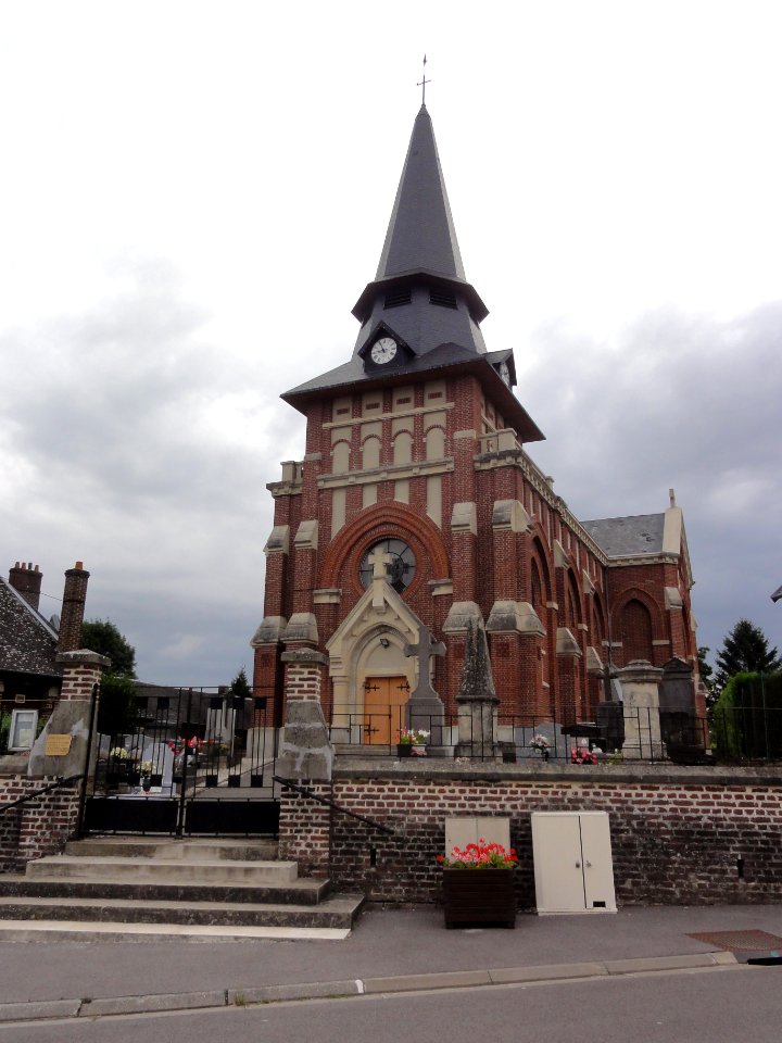 Urvillers (Aisne) église Sant-Rémi