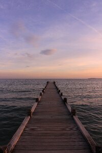 Sunset beach mediterannee