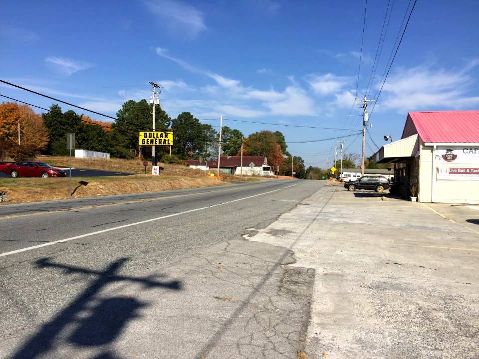 US 411 in Tennga, Georgia, Oct 2016
