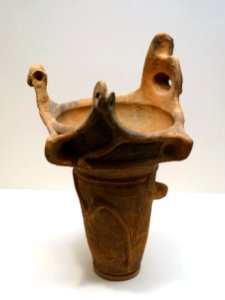 Urn, Japan, Jomon period, c. 2600 BC, pottery - Dallas Museum of Art - DSC05110