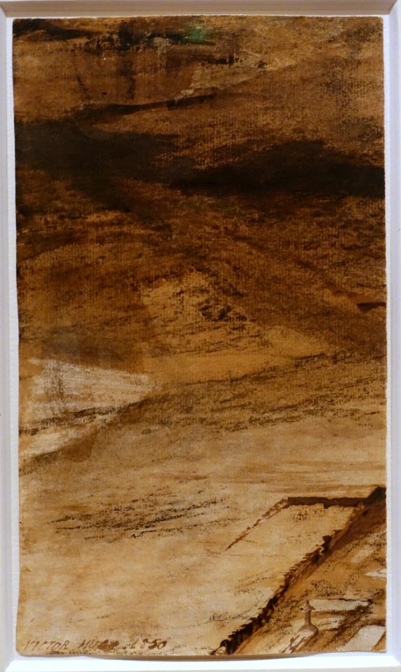 Untitled by Victor Hugo, 1850, ink and wash - Museum Berggruen - DSC03805