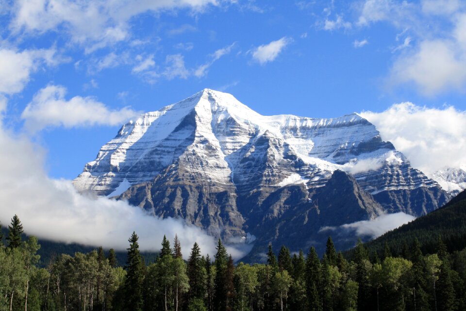 Travel scenery mount robson