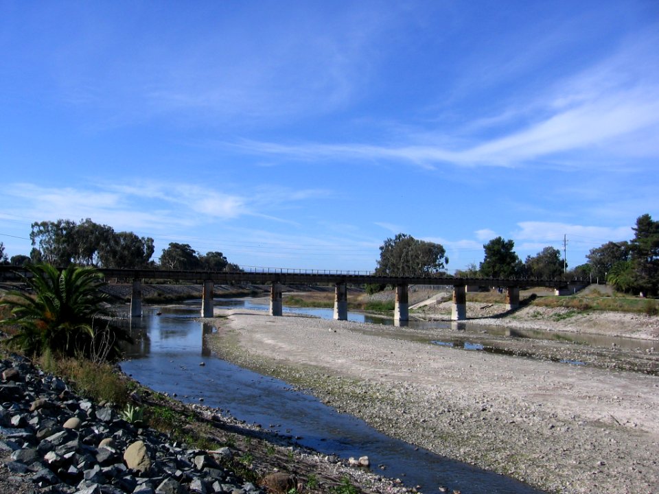 UP over Alameda Creek 3328