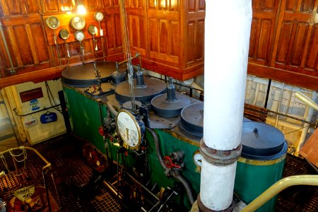 Upper engine room, looking aft - Hercules - Hyde Street Pier - San Francisco, CA DSC02232