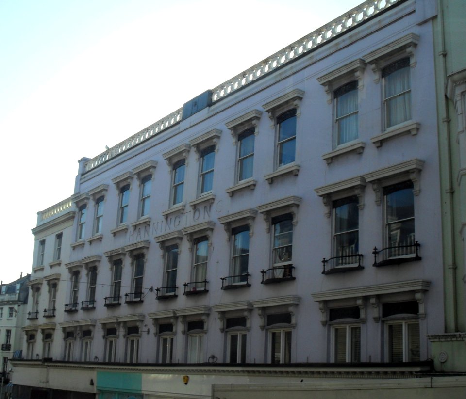 Upper Façade of Hanningtons, North Street, Brighton (January 2010)