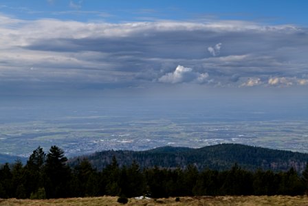 Upper Rhine Plain from Kleine Grinde 2020-03-14 pixel shift 02