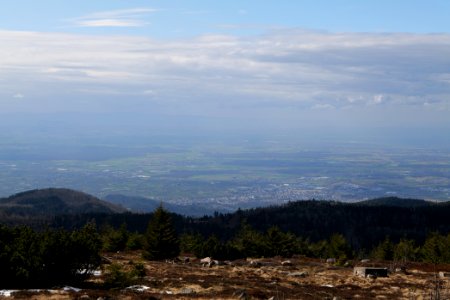 Upper Rhine Plain from Kleine Grinde 2020-03-14 11