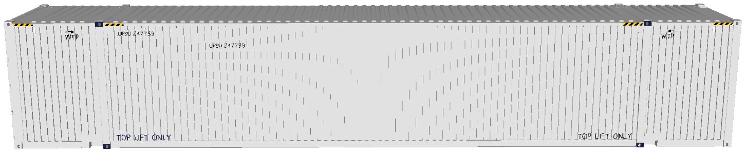 UPSU 53 foot container