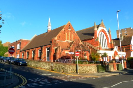 Upperton United Reformed Church, Upperton Road, Eastbourne (October 2012) (Church and Church Hall) (4)