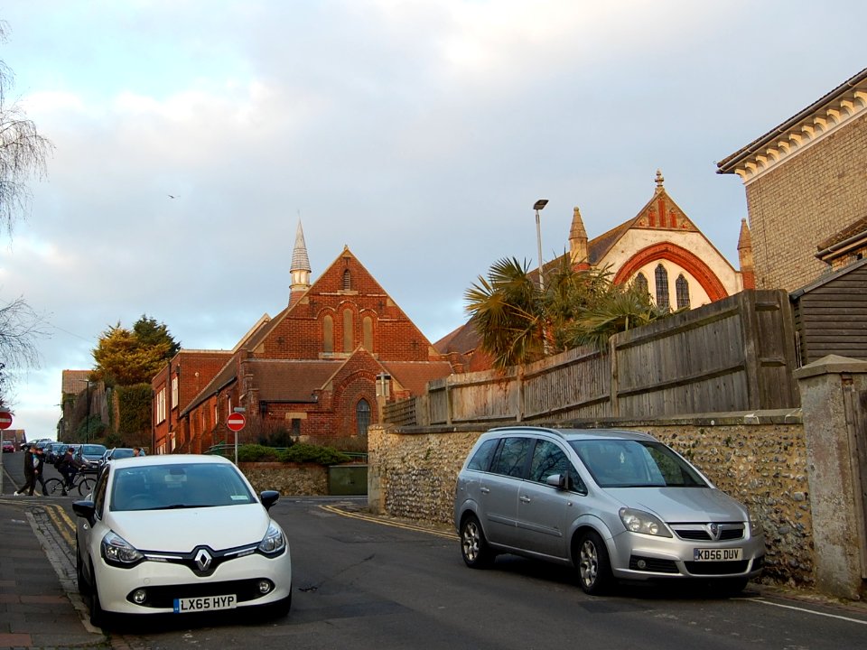 Upperton with St Andrew's United Reformed Church, Upperton Road, Eastbourne (February 2019) (Church and Church Hall) (1)