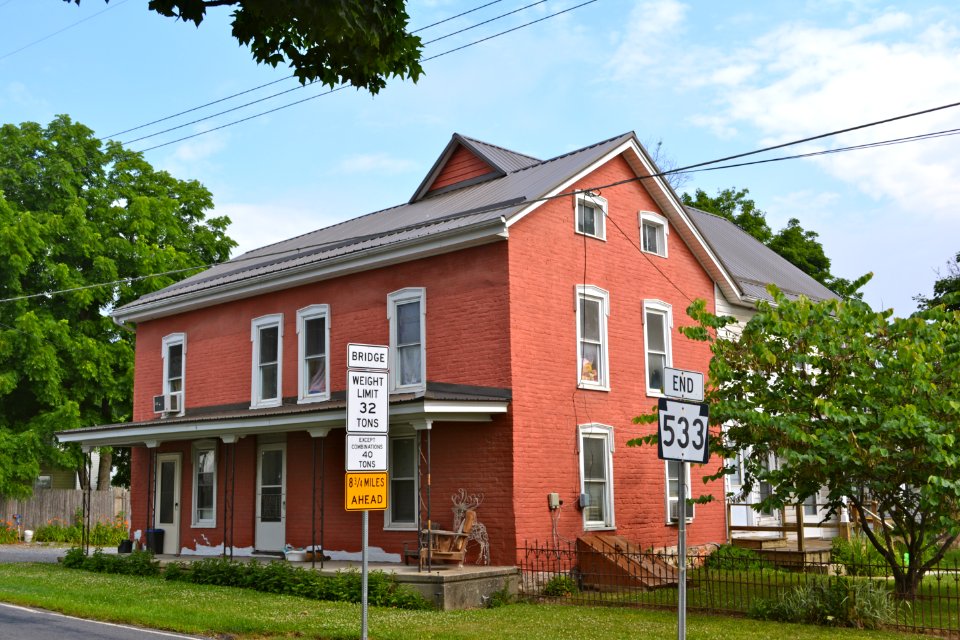 Upper Strasburg FrankCo PA red brick
