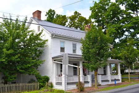 Upper Strasburg FrankCo PA White brick