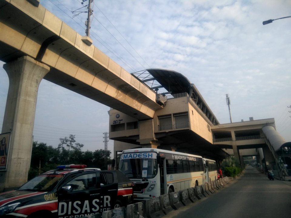 Uppal Metro station