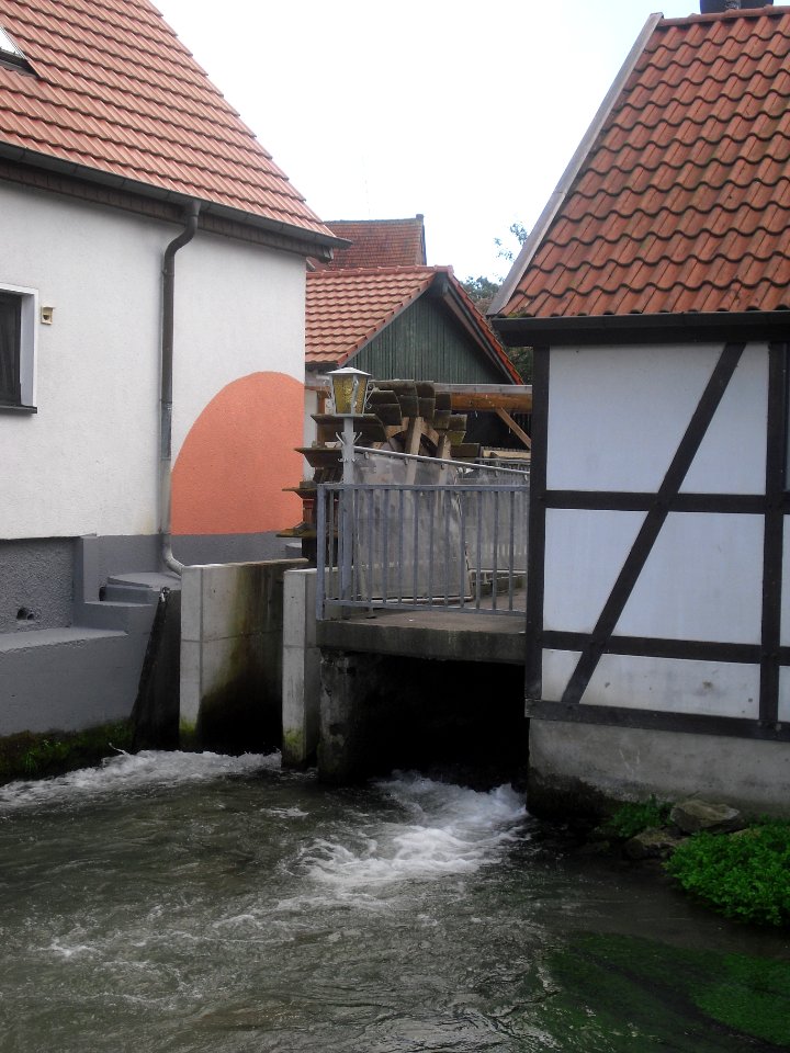 Upsprunge-Mühlenrad der Buckemühle