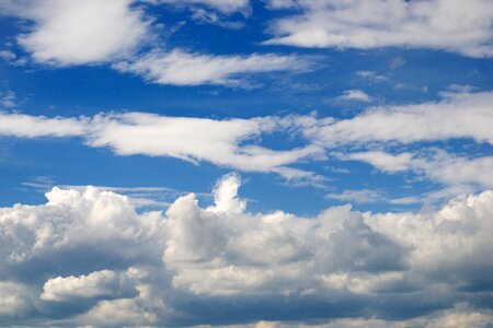 Clouds heaven blue sky