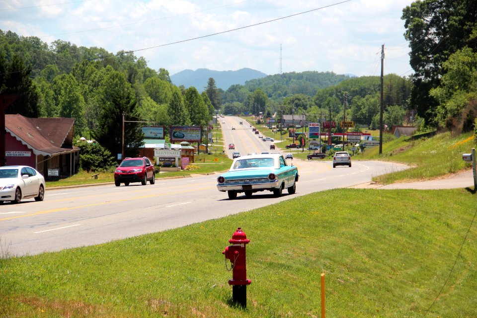 US 441 in Macon County, North Carolina, May 2017