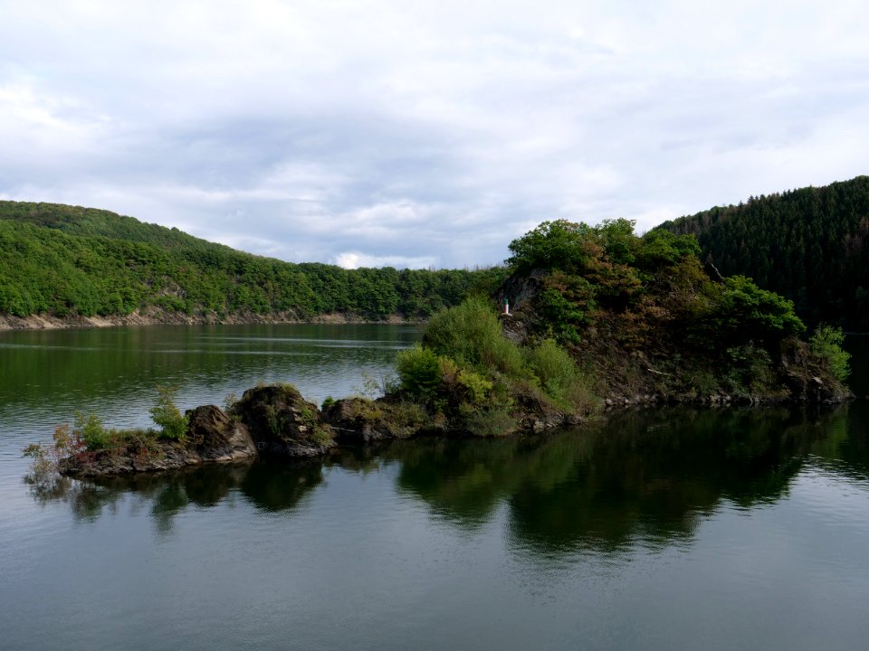 Urftsee from dam in September 2019 10