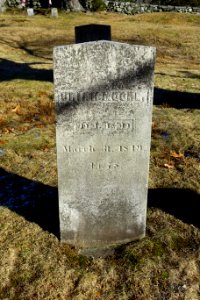 Uriah Moore - Hillside Cemetery - Stow, Massachusetts - DSC08620
