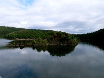 Urftsee from dam in September 2019 11