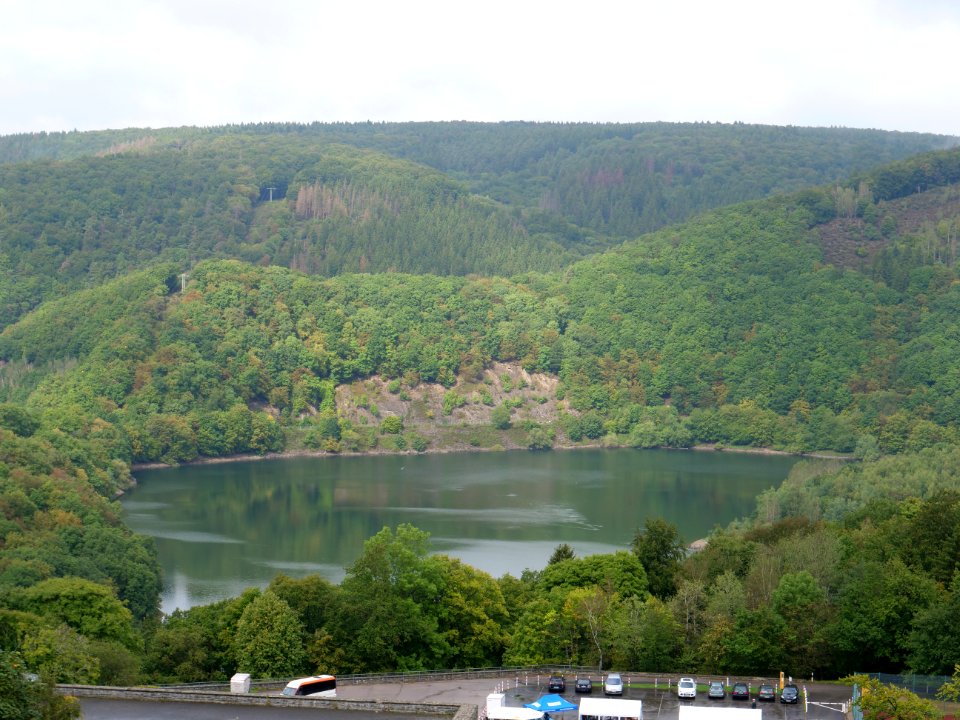 Urftsee from Vogelsang in September 2019 09