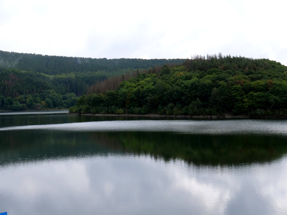 Urftsee from dam in September 2019 13
