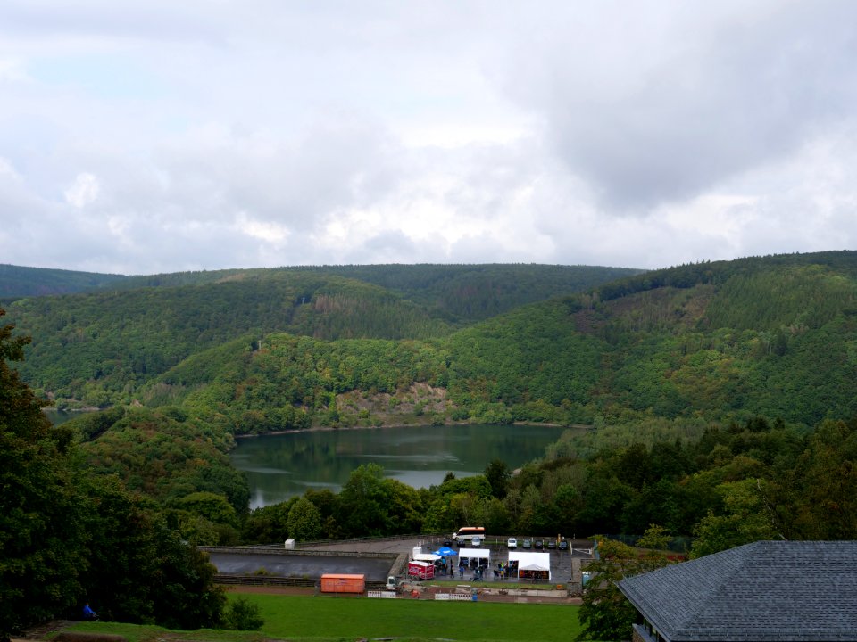 Urftsee from Vogelsang in September 2019 06