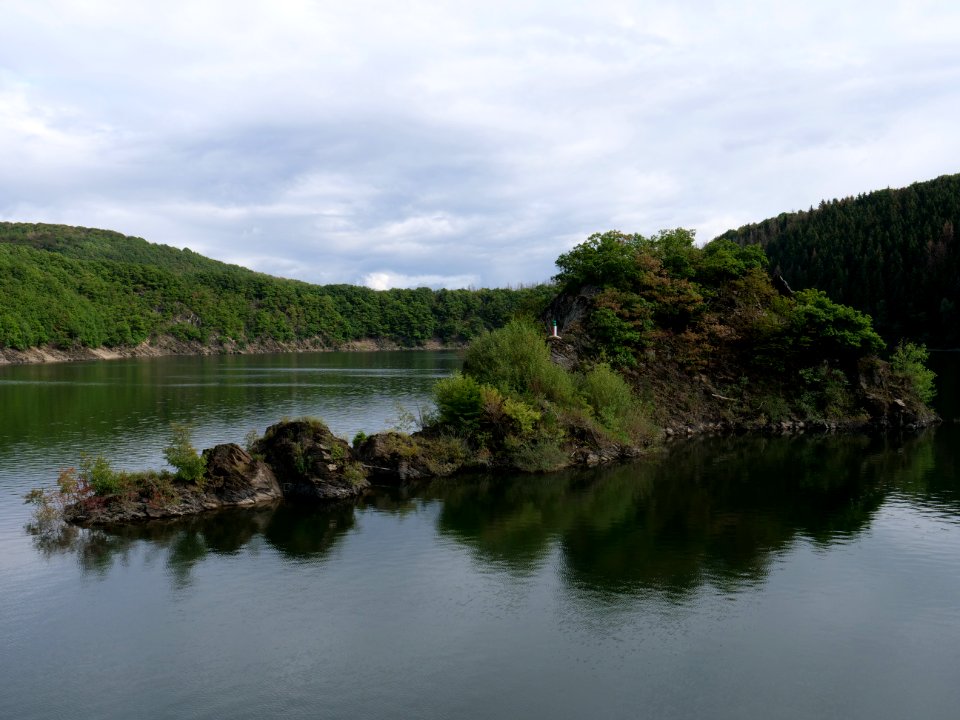 Urftsee from dam in September 2019 09