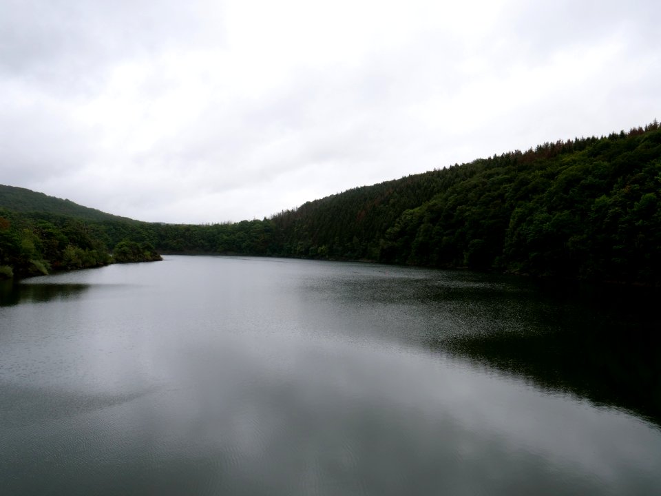 Urftsee from dam in September 2019 14