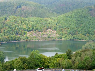 Urftsee from Vogelsang in September 2019 07