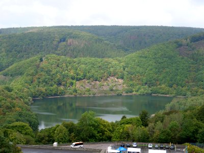 Urftsee from Vogelsang in September 2019 08