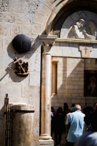 Views in October of 2019 of the Church of Our Lady of Sorrows, an Armenian Catholic Church in the Old City of Jerusalem 12