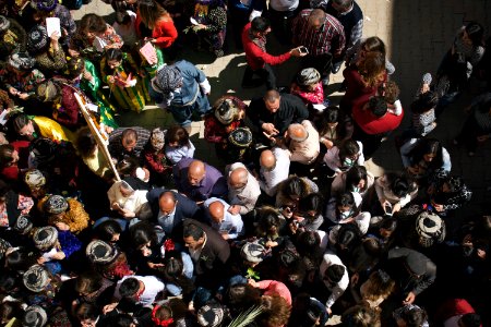Views around the Chaldean Catholic town of alQosh during the 2018 festival and parade for Palm Sunday 19