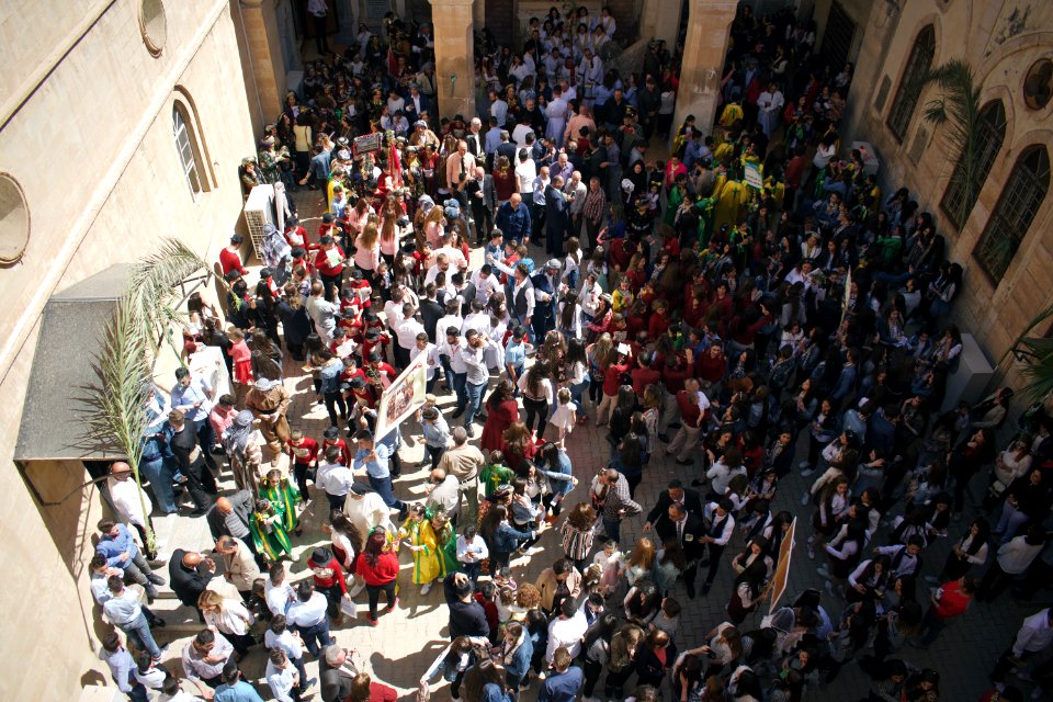 Views around the Chaldean Catholic town of alQosh during the 2018 festival and parade for Palm Sunday 13