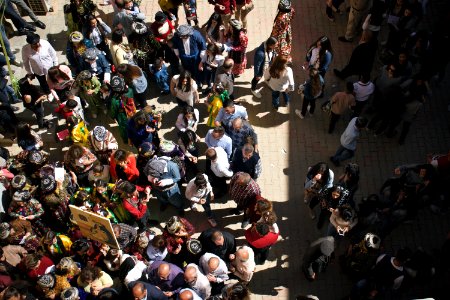 Views around the Chaldean Catholic town of alQosh during the 2018 festival and parade for Palm Sunday 18