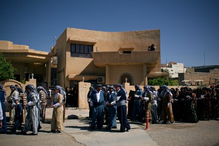 Views around the Chaldean Catholic town of alQosh during the 2018 festival and parade for Palm Sunday 10