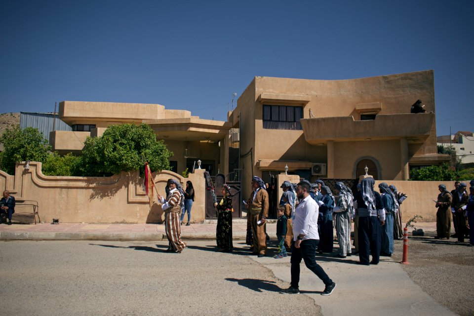 Views around the Chaldean Catholic town of alQosh during the 2018 festival and parade for Palm Sunday 09
