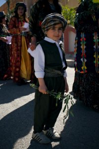 Views around the Chaldean Catholic town of alQosh during the 2018 festival and parade for Palm Sunday 02