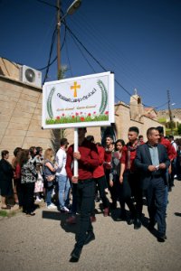 Views around the Chaldean Catholic town of alQosh during the 2018 festival and parade for Palm Sunday 01
