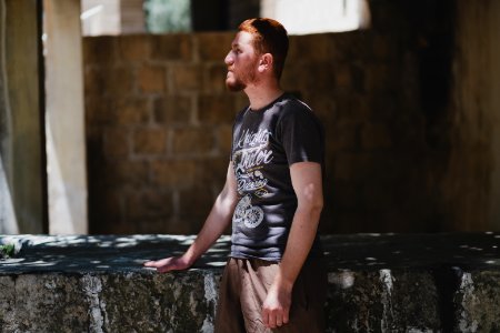 Views of Lalish in summer of 2019, including pilgrims and worshippers 03