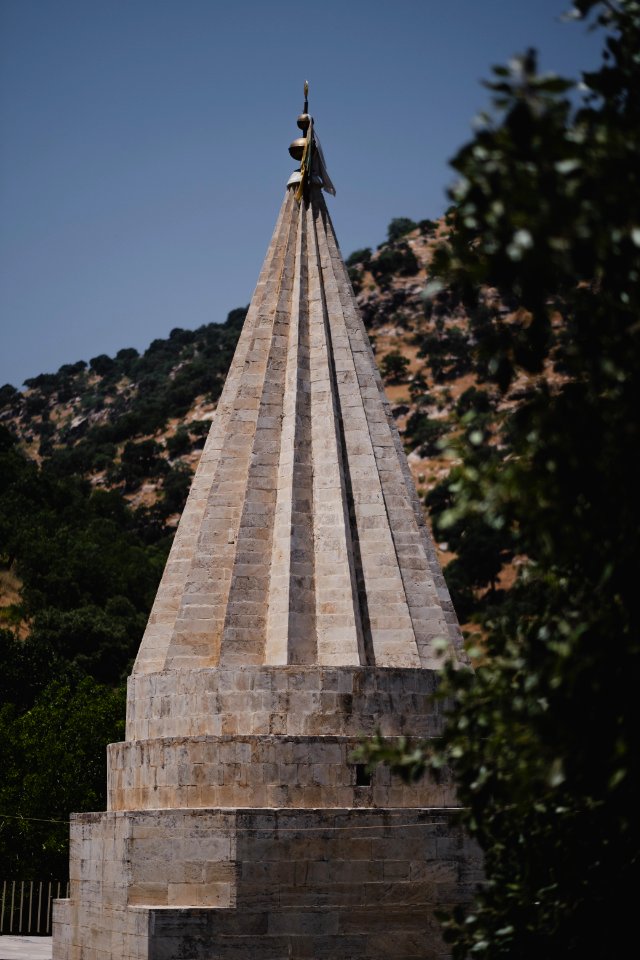Views of Lalish in summer of 2019, including pilgrims and worshippers 32
